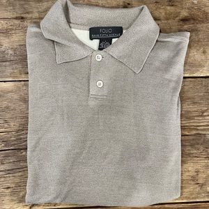 EUC Beige Folio golf shirt